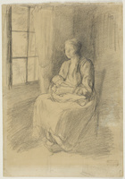 KT 2020 003
<br/>
Vrouw met kind bij het raam
<br/>
<em>Neuhuys, Albert (1844-1914)</em>